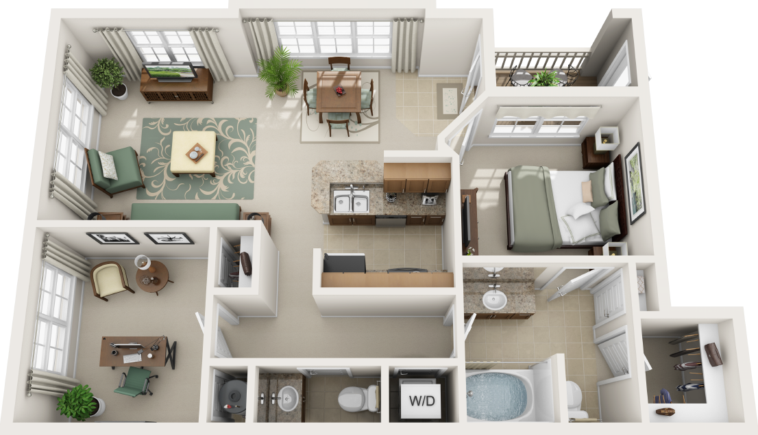 Charlotte Apartments Century Highland Creek Home